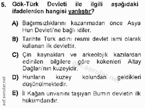 Soru 5
