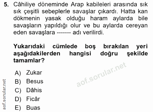 Soru 5