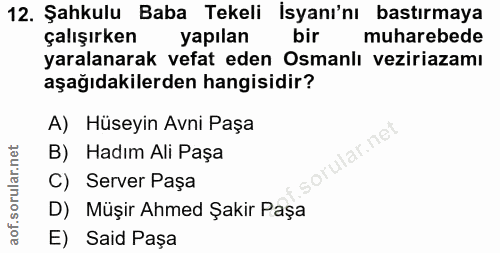 Soru 12