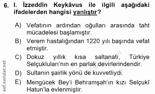 Soru 6