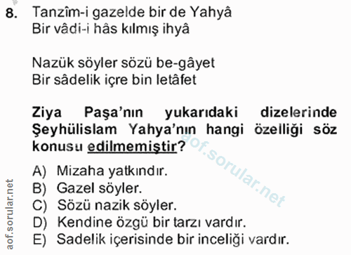 Soru 8