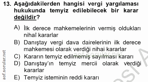 Soru 13