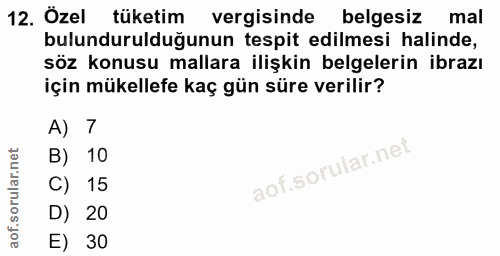 Soru 12