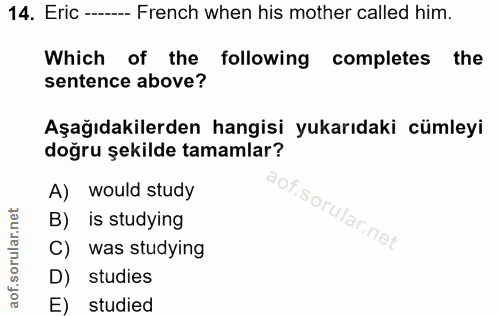Soru 14