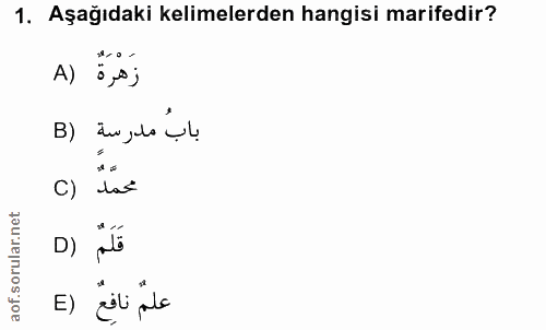 Soru 1