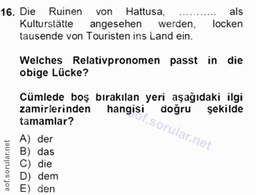 Soru 16