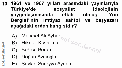 Soru 10
