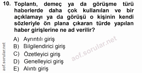 Soru 10