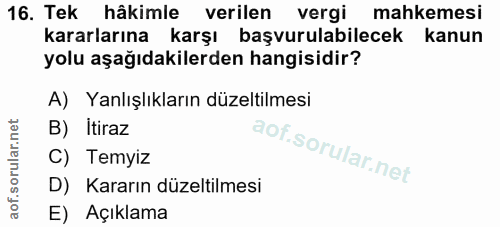 Soru 16
