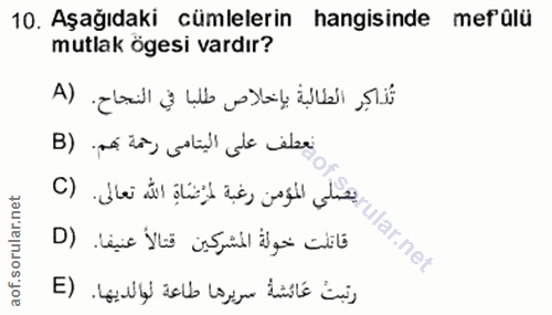 Soru 10
