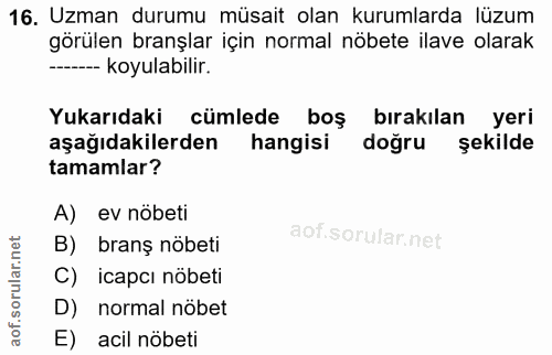 Soru 16