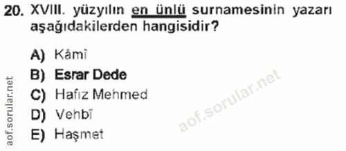 Soru 20