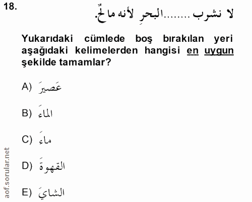 Soru 18