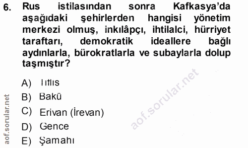 Soru 6