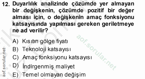 Soru 12