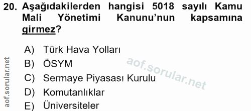 Soru 20