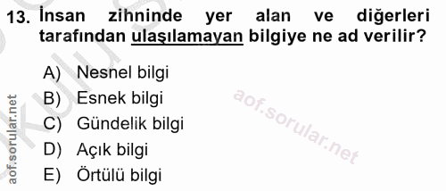 Soru 13
