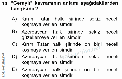 Soru 10