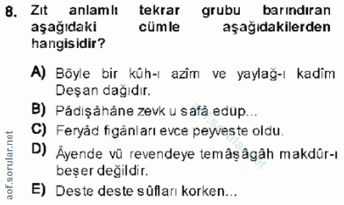 Soru 8