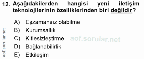 Soru 12