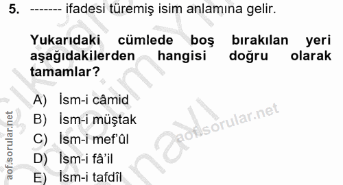 Soru 5