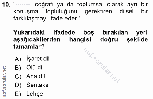 Soru 10