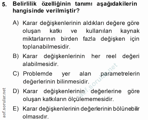 Soru 5