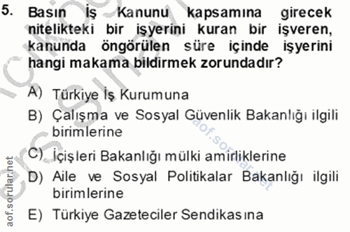 Soru 5
