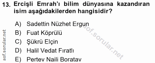 Soru 13