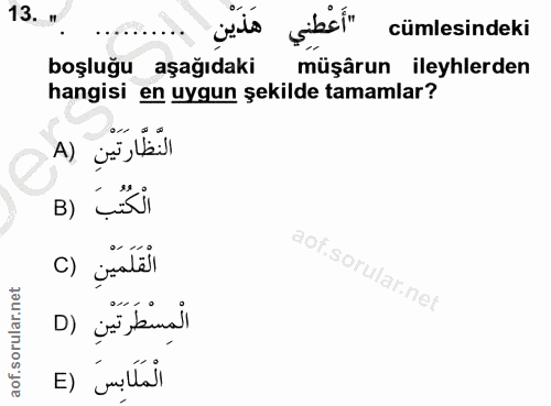 Soru 13