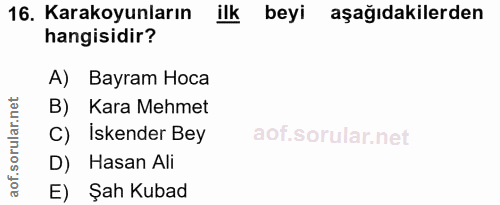 Soru 16