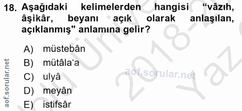 Soru 18