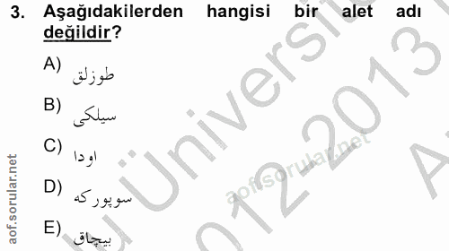 Soru 3