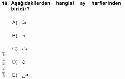 Soru 18