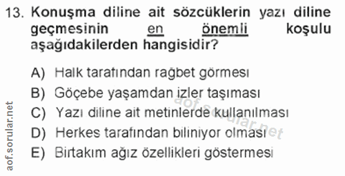 Soru 13