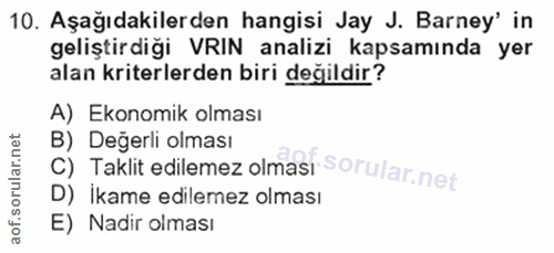Soru 10