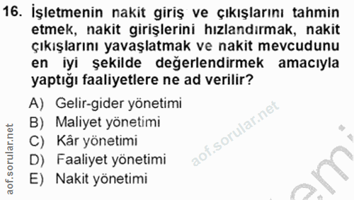 Soru 16