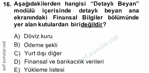 Soru 16