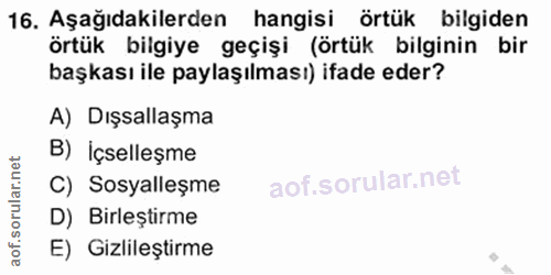 Soru 16
