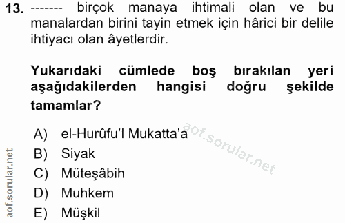 Soru 13