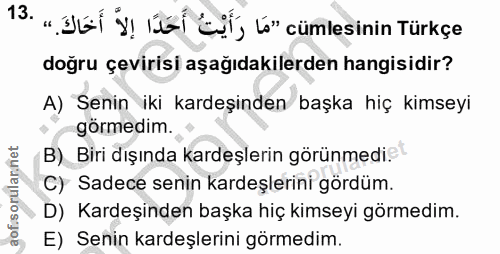 Soru 13