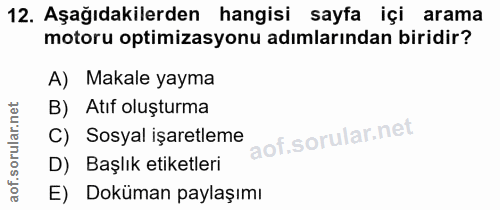 Soru 12