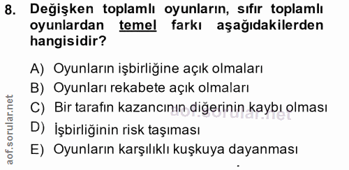 Soru 8