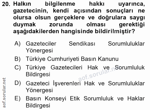 Soru 20