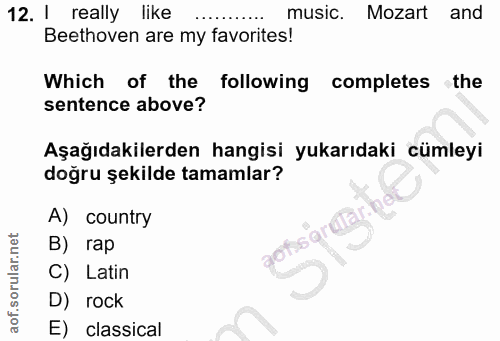 Soru 12