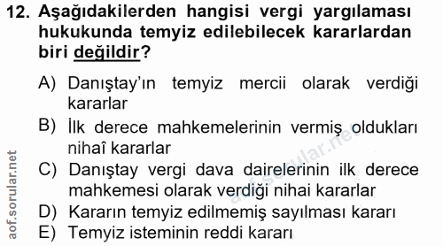 Soru 12