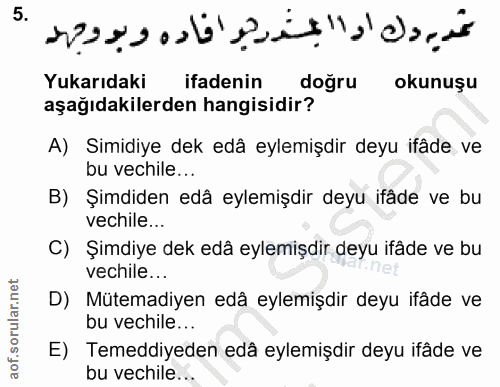 Soru 5