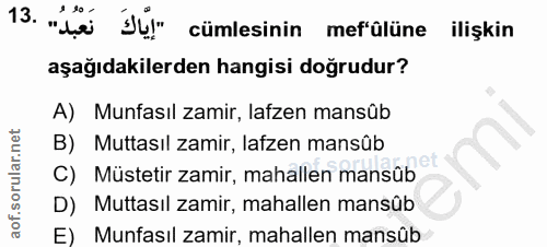 Soru 13
