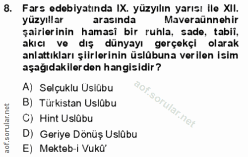 Soru 8