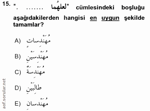 Soru 15